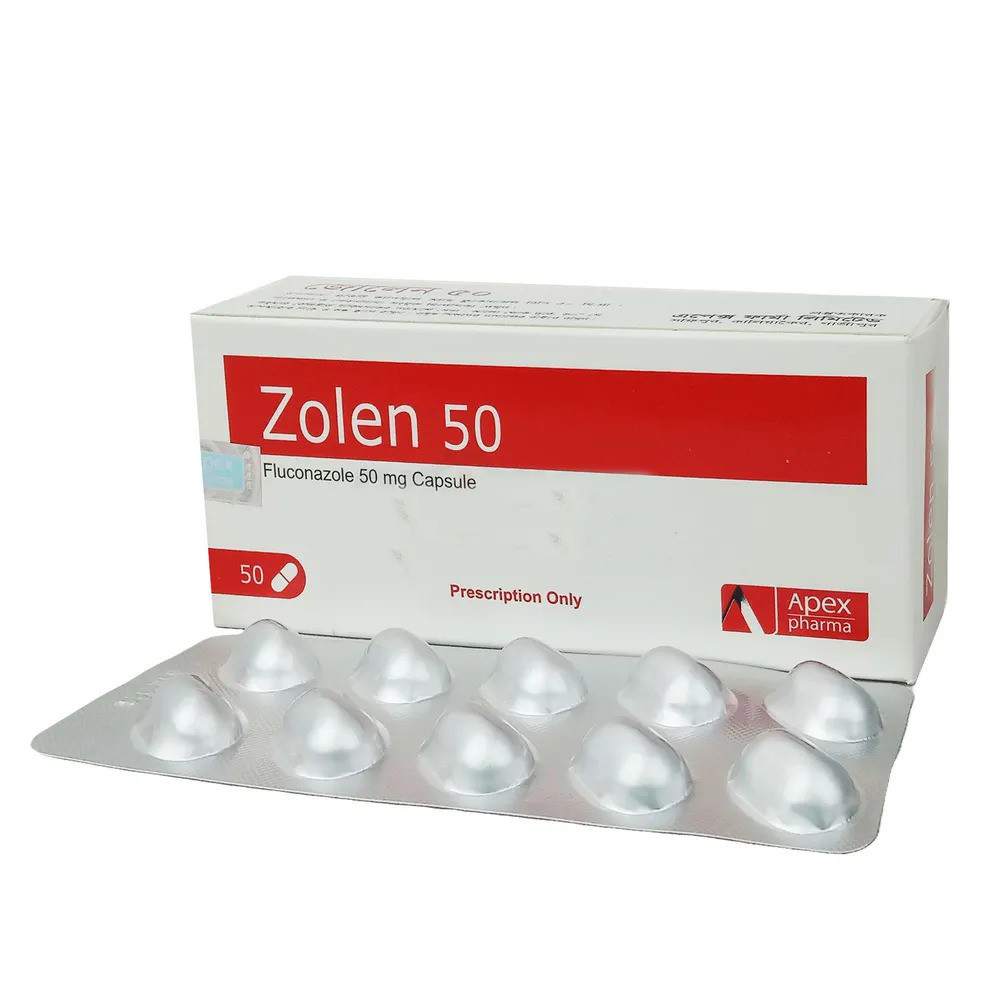 Capsule Zolen 50mg (50pcs) (Fluconazole Apex)