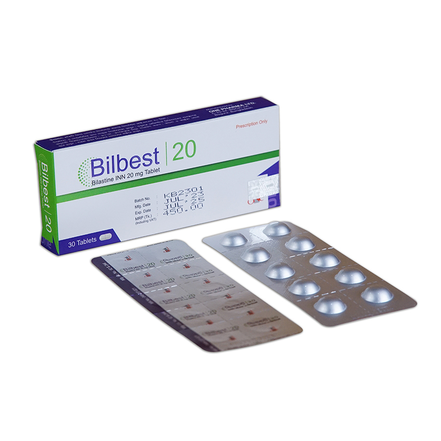 Tablet Bilbest 20mg (30pcs)