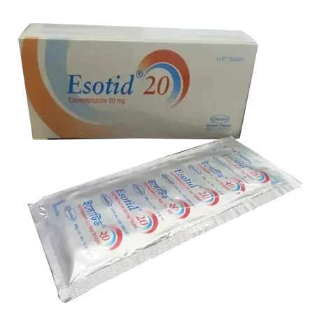 Tablet Esotid 20 mg (98pcs)