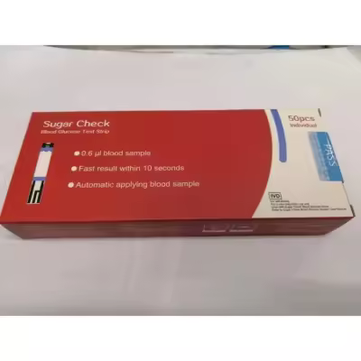 Sugar Cheak Blood Glucose Test Strip (50pcs)