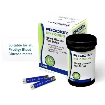 Prodigy blood glucose test Strip (25 PCS)