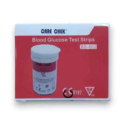 Care check blood glucose test strip (25*2=50 PCS)