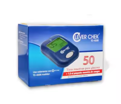 Clever Chek TD-4226 Blood Glucose Test Strips (50 Strips)