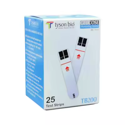 Tyson Bio TB200 Blood glucose test Strip (25 PCS)
