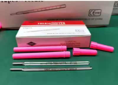 Clinical Glass Thermometer (1Box) (Analog)