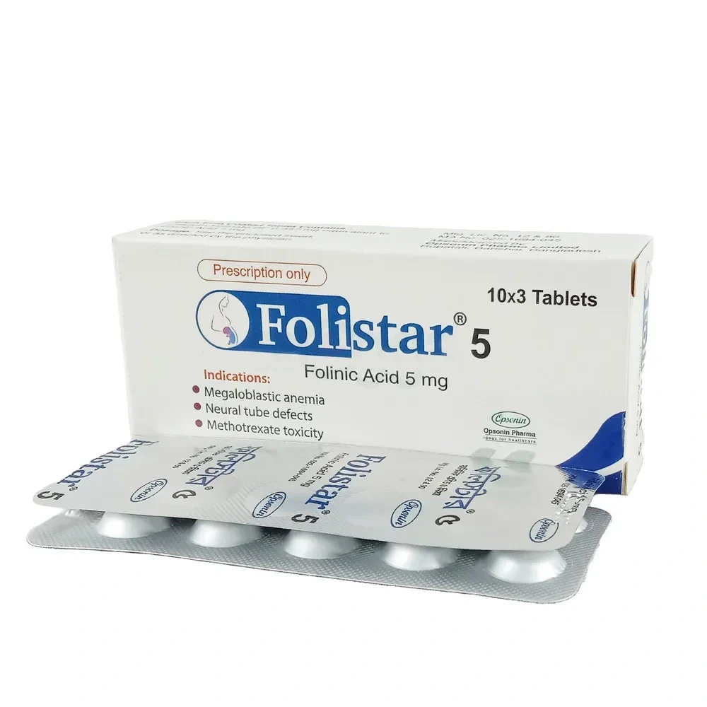 Tablet Folistar 5mg (30pcs)