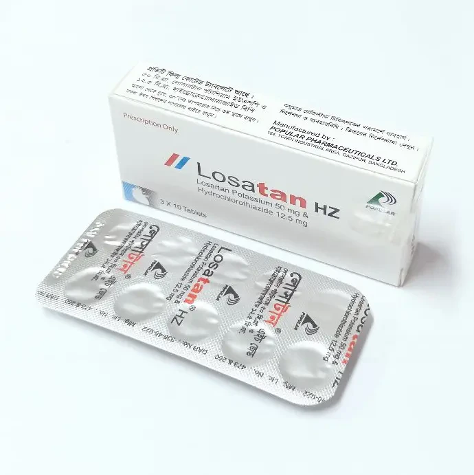 Tablet Losatan HZ 50mg+12.5mg (30pcs)