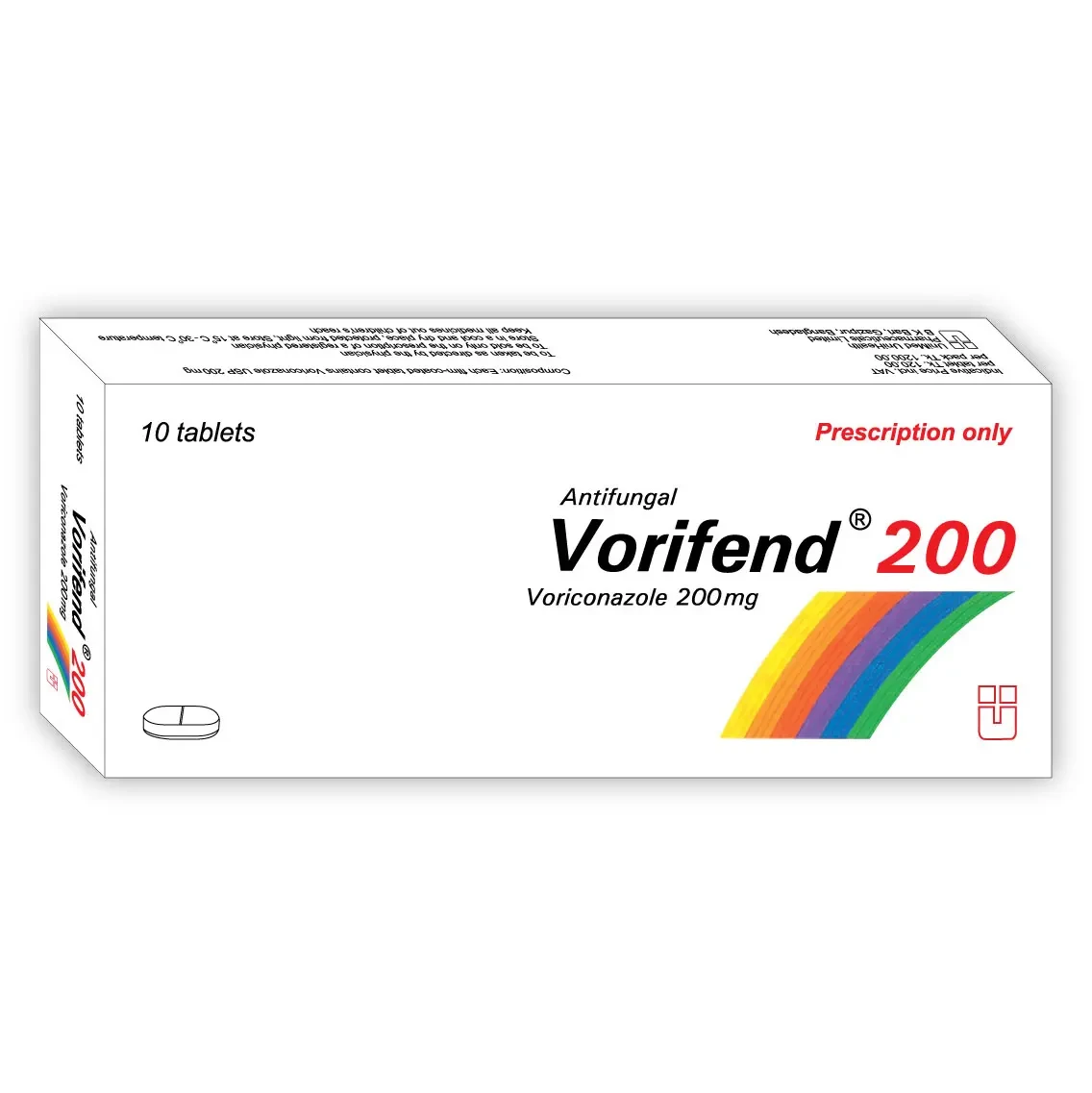 Tablet Vorifend 200mg (10pcs)