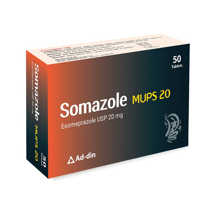 Tablet Somazole Mups 20mg (50pcs)