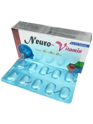 Tablet Neuro Vitamin 100mg+200mg+200mcg (50pcs)